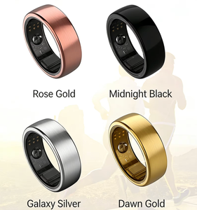 Anneau intelligent étanche avec charge sans fil, suivi de la santé sportive, moniteur de fréquence cardiaque, de température corporelle et de sommeil, compatible Android - Product Image 2