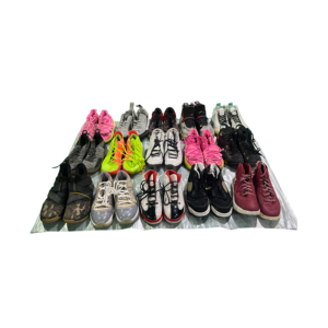 Chaussures de sport mixtes synthétiques respirantes d'occasion de marque originale pour hommes, style basketball, vente en gros en vrac - Product Image 5