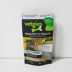 Nhà Máy Bán buôn giá standup Pet xử lý Pouch tùy chỉnh in bao bì nhựa túi cho thức ăn cho chó
