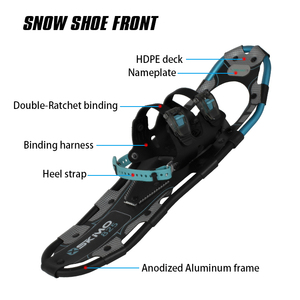XATP Durable y de alta calidad Marco de aluminio Raquetas de nieve ajustables Aluminio para Mujeres Hombres - Product Image 2