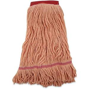 Cabezal de Mopa Húmeda Grande Naranja Boardwalk BWK503OR Super Loop, 100% Algodón/Fibra Sintética, 12/Caja - Product Image 6