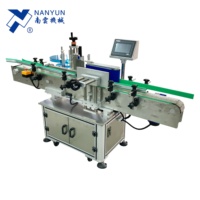 Machine d'étiquetage automatique de bouteilles rondes NY-822A, applicateur d'étiquettes et imprimante d'autocollants pour l'étiquetage des bouteilles en plastique de boissons, des canettes de bière