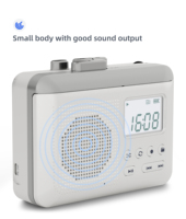 Lecteur de cassette stéréo rétro mini avec arrêt automatique, enregistreur portable, enregistrement vocal externe, carte Micro SD, MP3 Walkman intégré