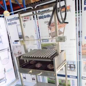 Parrilla <span class=keywords><strong>Argentina</strong></span> <span class=keywords><strong>de</strong></span> Alta Temperatura con Altura Ajustable para Acampar y Asar al Aire Libre - Product Image 3