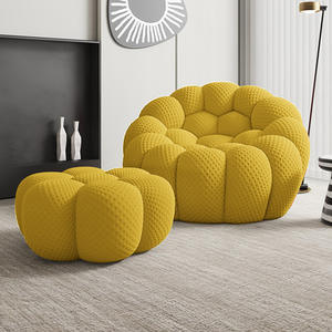 Fauteuil de football à bulles <span class=keywords><strong>en</strong></span> tissu tapisserie, canapé compressé sous vide, style bohème, confortable, éponge haute densité, rangement facile - Product Image 5