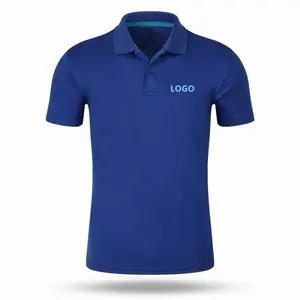 Hochwertige feuchtigkeitsspülhemden Unisex-Uniformen kurze Ärmel kühl schnell trocknend Herren-Polo-Shirts