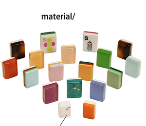 Tuiles de Mahjong Américaines en Acrylique 4 Couches Thème Océan Sirène <span class=keywords><strong>Joker</strong></span> 160 Pièces MOQ1 - Product Image 6