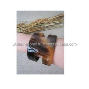 100% การออกแบบฮอร์นกำไลที่ขายดีที่สุดและผลิตภัณฑ์ที่ทำด้วยมือกับประสาทมือขัดกับชิ้นการออกแบบที่ดีที่สุด - Product Image 2