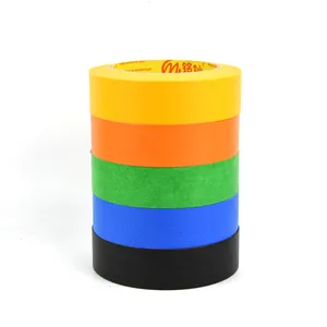 Colorful Painters Masking Tape Washi Masking Tape Crepe Paper Masking Tape For Car Automotive Painting