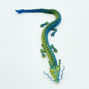 ของตกแต่งตั้งโต๊ะรูปมังกรจีนเคลื่อนไหวได้ พิมพ์ 3 มิติ สีสันสดใส จาก Myth Crafts - Product Image 6