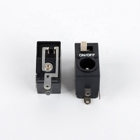 Toma de corriente CC 2 en 1 de 2,1x5,5mm con interruptor deslizante Conector de conectividad dual