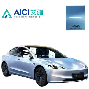 Offres Spéciales personnalisé métallisé bleu voiture <span class=keywords><strong>peinture</strong></span> carrosserie complète voiture Wrap vinyle métallique <span class=keywords><strong>brouillard</strong></span> bleu voiture autocollants <span class=keywords><strong>peinture</strong></span> Protection TPU matériel - Product Image 1