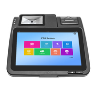 Terminal pos de escritorio Android 11 con impresora térmica Punto de Venta lector de código QR terminal de Lotería pos WiFi, Bluetooth, RJ45