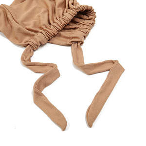 Hijab Istantaneo in Tinta Unita con Sottocappuccio, Turbante Musulmano per Donne, Cappuccio Interno in Modal - Product Image 6