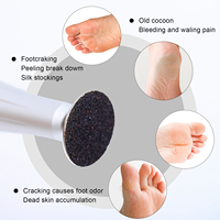 Rouleau exfoliant intelligent pour les pieds, disque de pédicure, lime à ongles, outil de manucure, remplaçable, éliminateur de callosités et de cuticules, gommage pour les pieds, polissoir pour les pieds