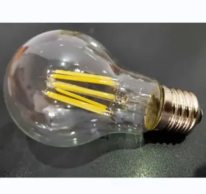 G60 8W CRI>80 Filament COB lamba E27 B22 E26 LED ampul lamba LED mısır ampul lamba