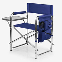 Chaise de camping pliable personnalisée en aluminium durable avec table d'appoint en tissu Oxford, design moderne, capacité 120-150 kg, mobilier d'extérieur