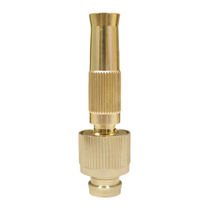Buse de pulvérisation d'eau en laiton, forgeage à 4 points, connexion rapide pour tuyau d'arrosage, arrosage des plantes, lavage de voiture - Product Image 1