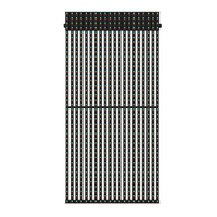 Écran LED transparent pour intérieur et extérieur, grille transparente, haute perméabilité, écran LED, directement de l'usine