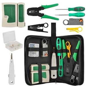 Network Tester Kit With Case And Accessories For Network Cable Repair And Testing <b>Tools</b> <b>Set</b> - Product Image 1
