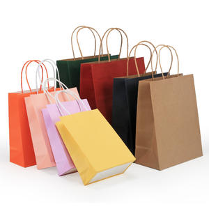 Yüksek kaliteli mutlu yıllar Kraft kağıt hediye çantası - Product Image 4