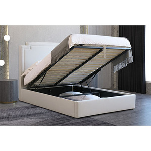 NOTTINGHILL Modern Elegant Queen/<b>Double</b>/King Size Ottoman <b>Bed</b> Under-<b>Bed</b> <b>Storage</b> Stylish Wooden Frame Up-Holstered <b>Bed</b> for Home - Product Image 6