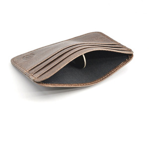Porte-cartes de crédit grande capacité, étanche, anti-RFID, en cuir véritable grain alligator, <span class=keywords><strong>8</strong></span> emplacements, fenêtre pour carte d'identité - Product Image 4
