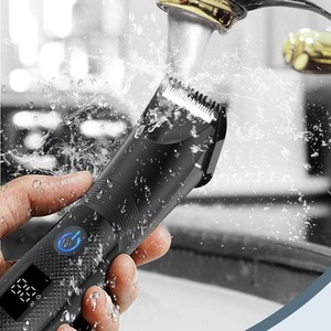 Afeitadora impermeable, cortador de cerámica, recortador de pelo de cuerpo completo, bikini facial indoloro, cortapelos púbico para la ingle, para hombres, meridianos - Product Image 1