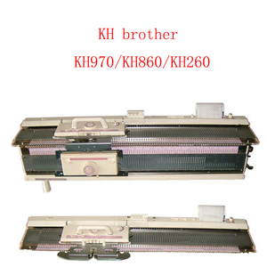 KH kardeş gümüş kamış el manuel yarı otomatik yaka tahrikli düz örgü makinesi kazak Stoll yaka kazak manşet - Product Image 2