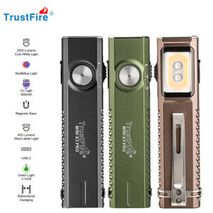 Мощный фонарь MINIX3 PRO 2050Лм EDC, тонкий, с УФ-подсветкой 365нм, красным, синим, желтым и зеленым лазером, 6-в-1, магнитный, плоский - Product Image 1