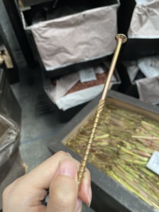 Gỗ Vít M6 25Mm Vàng Kẽm Tự Khai Thác Vít Chìm Tornillos Fiberboard Ván Cho Gỗ - Product Image 4