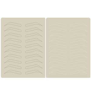 Inkless Latex Microblading <b>Practice</b> Skin Blank Eyebrow <b>Pad</b> for PMU Academy Training Kit - Product Image 2