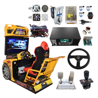 Kit de carte mère pour machine de jeu de course automobile Shuangqu Need for Speed Simulator Arcade, mini, en métal, à monnayeur, 110/220V