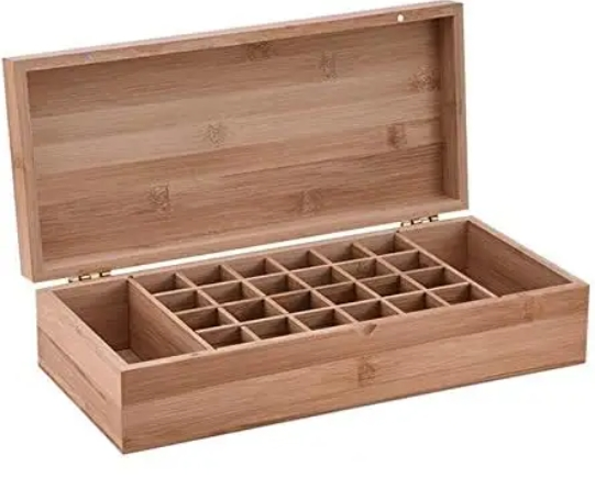 Rustic Handmade Natural Bamboo Wooden Essential