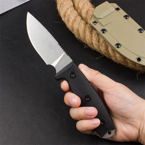 Americano tattico G10 manico 9 cr18 lama fissa coltello campeggio pieno Tang da caccia coltello con fodera K - Product Image 2