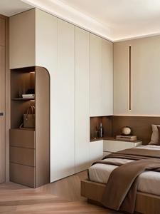 Armoire minimaliste haut de gamme sans poignées, style luxe léger - Product Image 4