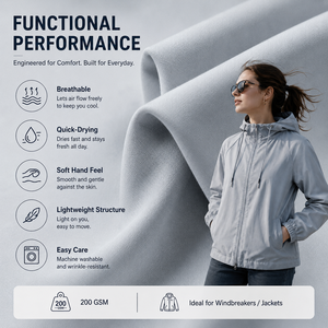 Tela de Mezcla de Nailon <span class=keywords><strong>y</strong></span> Tencel 95%/5% para Ropa de Mujer, Modelo Moderno 2027 - Product Image 4