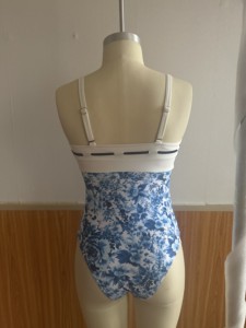 Ensemble de maillots de bain deux pièces tendance pour <span class=keywords><strong>femme</strong></span> STOCK Print, comprenant un haut en jersey et une jupe, tenue de plage S-XL - Product Image 4