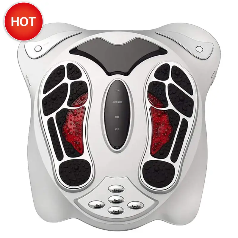 Health Electric Reflexology Foot Massager Machine Muscle Stimulator Circulation Shiatsu Infrared EMS Foot Massager