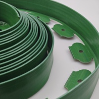 Rouleau de bordure de jardin en plastique moderne pour lit de fleurs extérieur et séparation de l'herbe