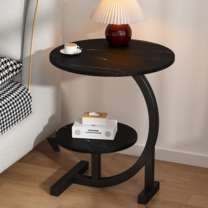 Tavolino da Caffè in Legno Massello Runwood, Design Moderno, Colore Noce, Tavolino Regolabile per Divano e Letto - Product Image 4