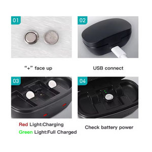 Piles rechargeables <span class=keywords><strong>312</strong></span> 13a 675 pour appareils auditifs, accessoire de charge de piles pour écouteurs - Product Image 4