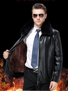 Giacche in <span class=keywords><strong>Pelle</strong></span> da <span class=keywords><strong>Uomo</strong></span> Nuovo Design 2025 di Qualità Superiore <span class=keywords><strong>Bomber</strong></span> Invernali Larghi e Oversize in <span class=keywords><strong>Pelle</strong></span> Spessa - Product Image 6