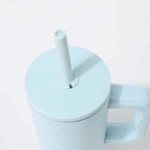 Nouveau Portable Double Vide En Acier Inoxydable Voyage Gobelet Poignée Moderne <span class=keywords><strong>Paille</strong></span> En Plastique pour L'extérieur Tasse <span class=keywords><strong>À</strong></span> Café Utiliser Chaud Froid - Product Image 4
