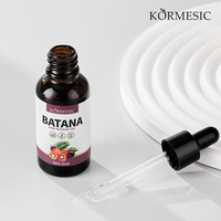 KORMESIC 30ml Marque privée Vente en gros Sérum de traitement capillaire naturel à base de plantes sans rinçage Huile capillaire batana lissante anti-frisottis