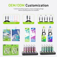 Câble de charge rapide et de données Micro USB Type-C 18W 2.4A CB221 - Prix de gros usine - Couleur et logo personnalisables - Prise en charge OEM/ODM