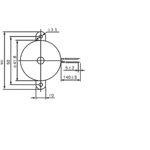 Allarme di parcheggio per auto da spiaggia ad alto volume da 42*16mm - Product Image 2