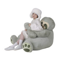 Sac de fèves en peluche longue super douce Type de paresseux et de panda lestés pour le soulagement du stress PP coton rempli pour les occasions d'anniversaire