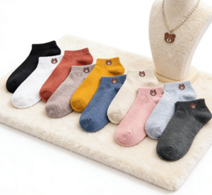 2026ZP Vente <span class=keywords><strong>en</strong></span> gros de chaussettes courtes à motifs d'animaux de dessin animé pour femmes, <span class=keywords><strong>en</strong></span> coton, <span class=keywords><strong>lot</strong></span> économique <span class=keywords><strong>en</strong></span> gros - Product Image 1