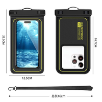 Étui flottant universel pour téléphone portable, étanche, en éponge, 7,5 pouces, pour iPhone, pour Samsung